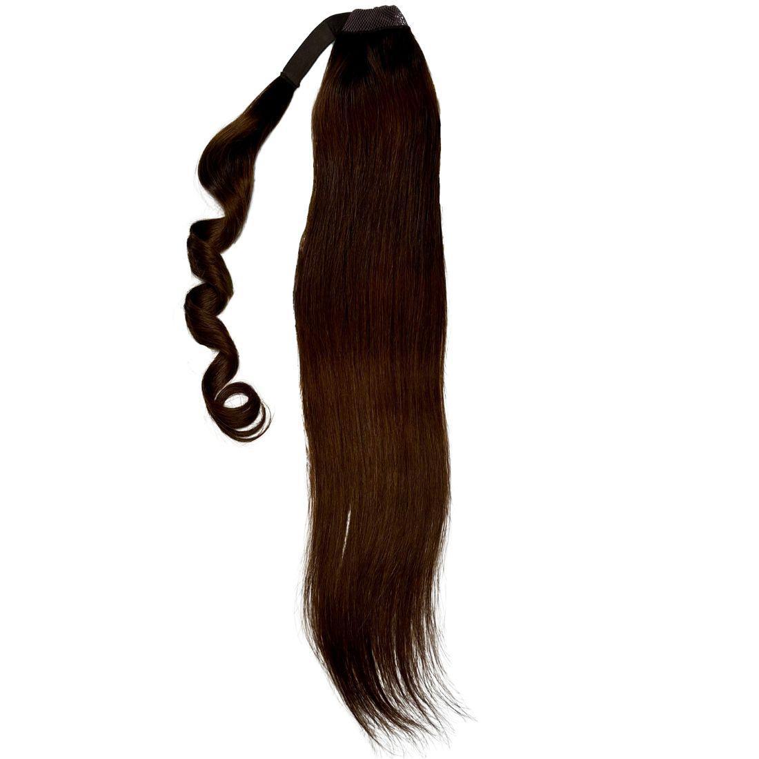 100% Human Hair Dark Brown Ponytail