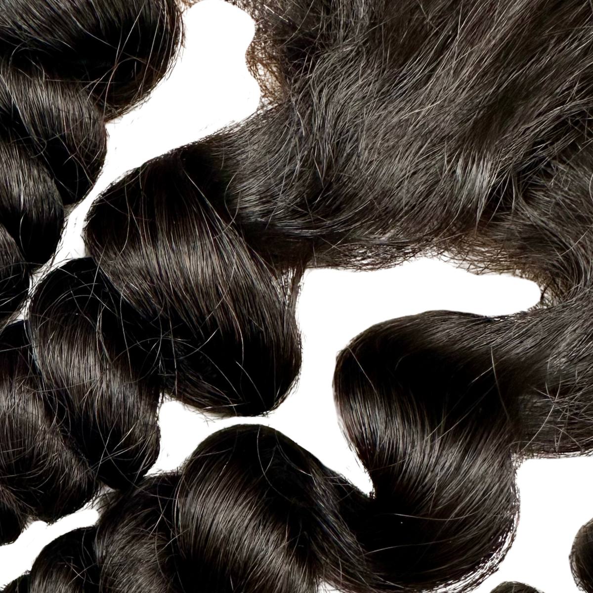 100% Raw Vietnamese Human Hair Ripple Curly 13x4 Swiss Frontal