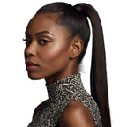 100% Human Hair Natural Black Ponytail