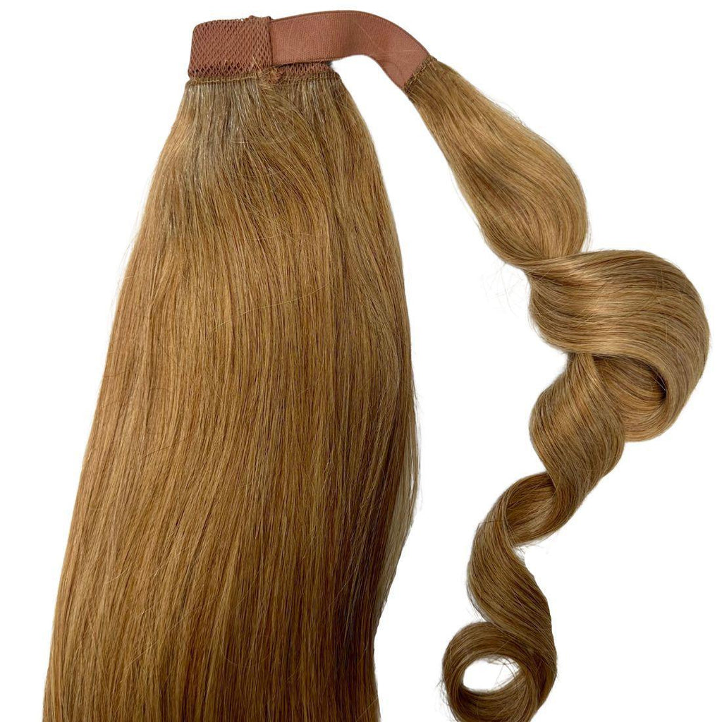 100% Human Hair Honey Blonde Ponytail