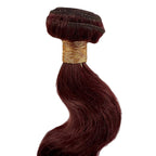 100% Human Hair Burgundy Body Wave Bundle Deals