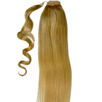 100% Human Hair Bleach Blonde Ponytail