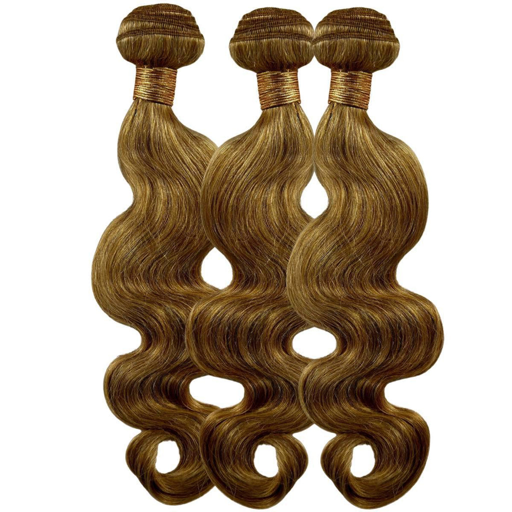 100% Human Hair Honey Blonde Body Wave Bundle Deals