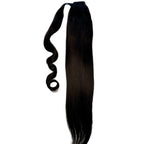 100% Human Hair Natural Black Ponytail
