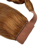 100% Human Hair Auburn Ponytail