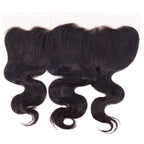 100% Virgin Human Hair Brazilian Body Wave 13x4 Frontal Transparent Lace