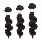 100% Virgin Human Hair Brazilian Loose Wave Bundle Deals