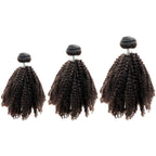 100% Virgin Brazilian Human Hair Afro Kinky Bundle Deals