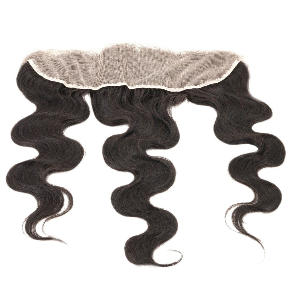 100% Virgin Human Hair Brazilian Body Wave 13x4 Frontal Transparent Lace