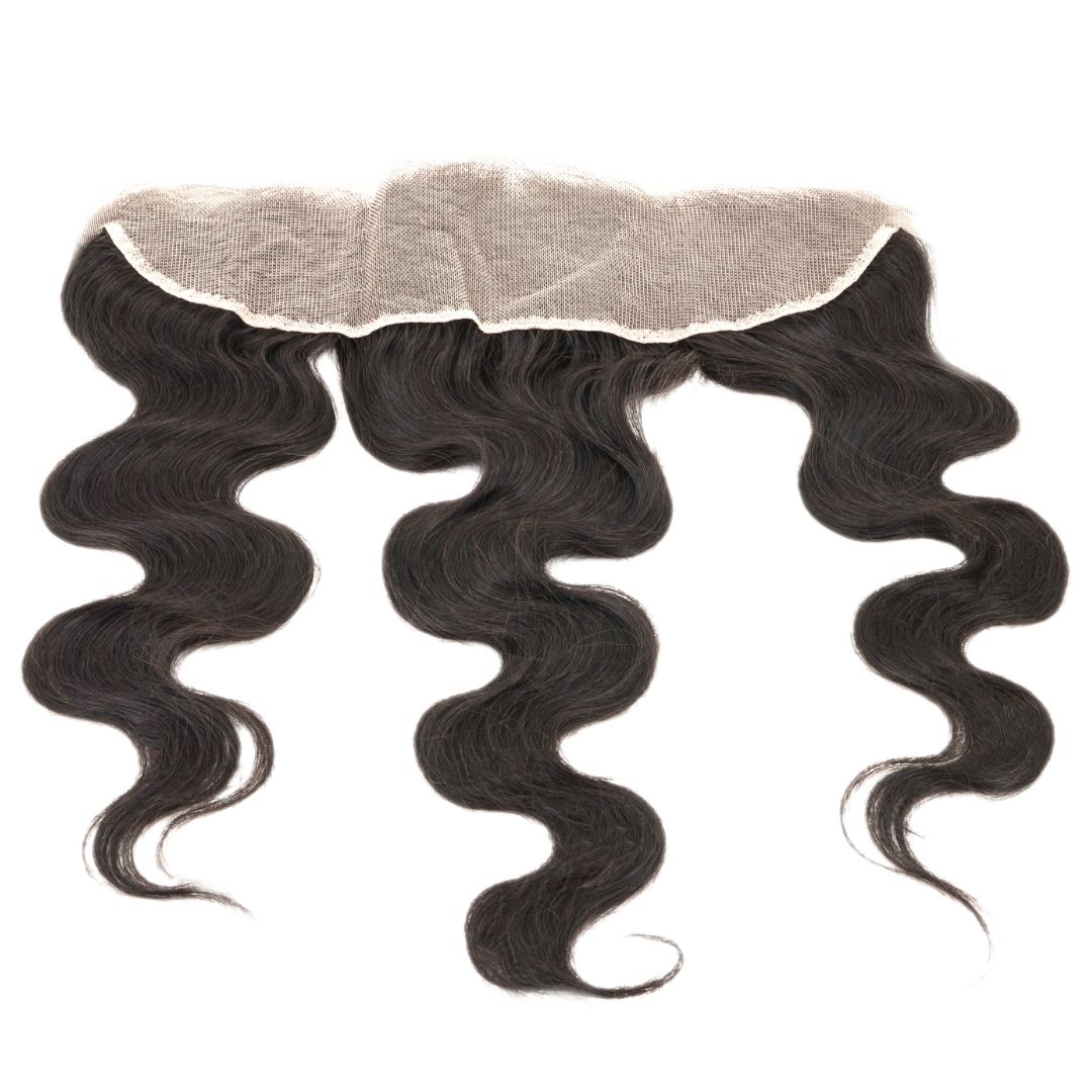 100% Virgin Human Hair Brazilian Body Wave 13x4 Frontal Transparent Lace