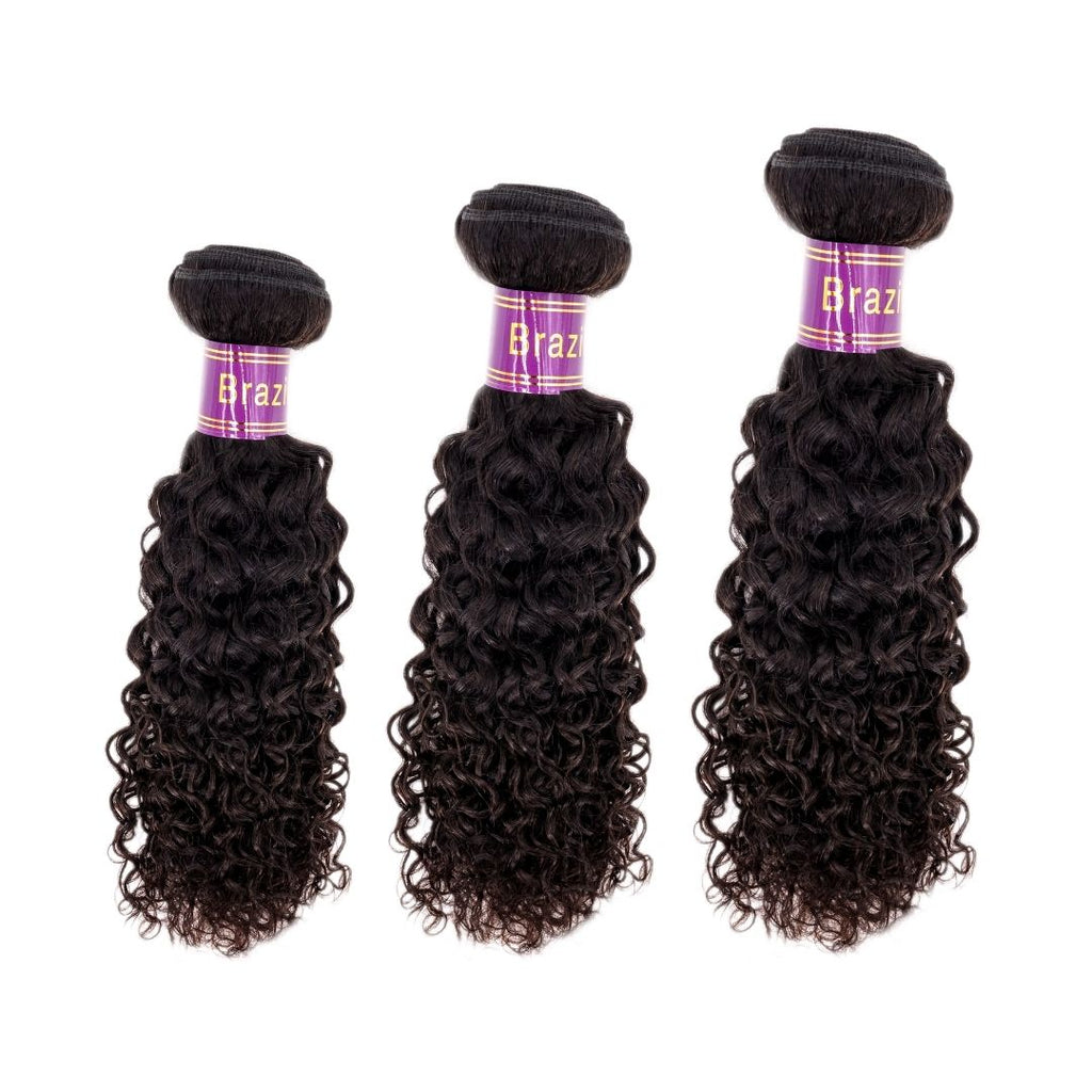 100% Virgin Brazilian Human Hair Kinky Curly Bundle Deals