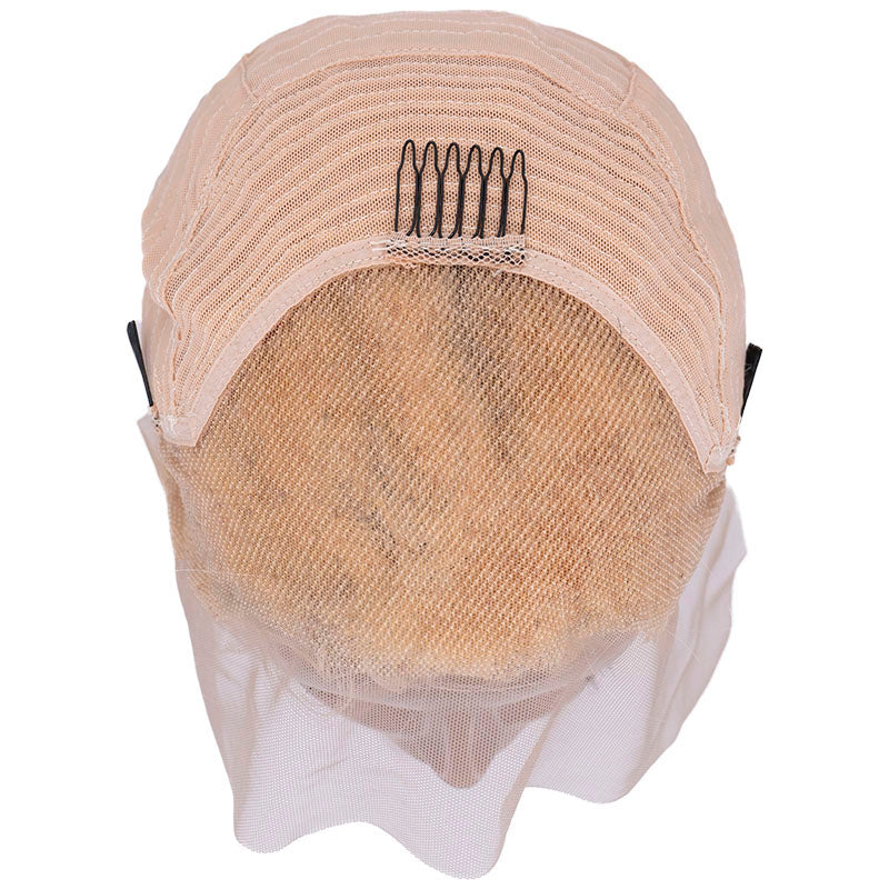 100% Human Hair Blonde Straight 13x4 Transparent Lace Front Wig