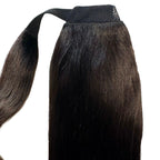 100% Human Hair Natural Black Ponytail