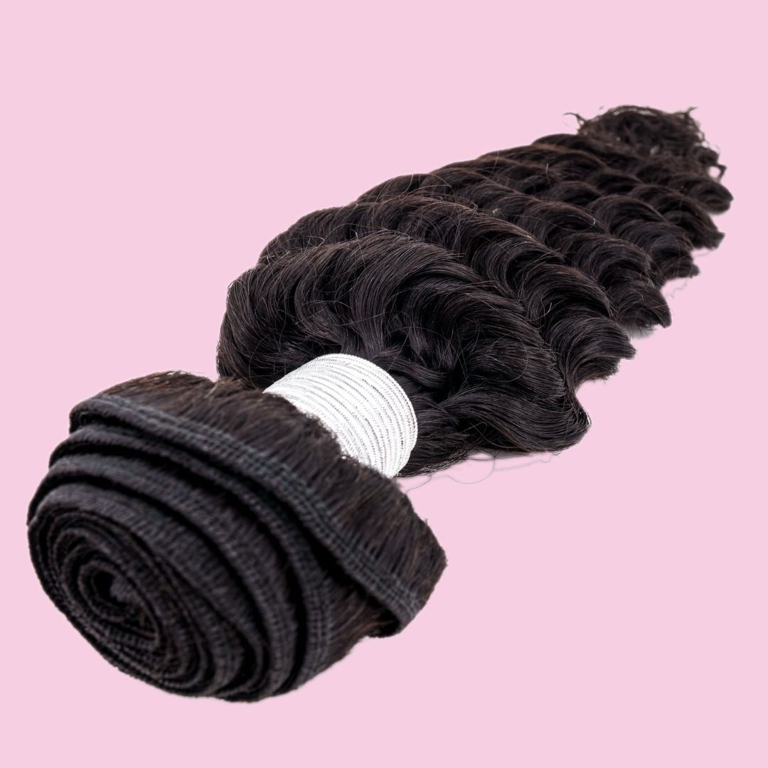 100% Virgin Human Hair Brazilian Deep Wave Bundles