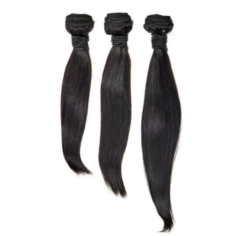 100% Virgin Human Hair Brazilian Silky Straight Bundle Deals