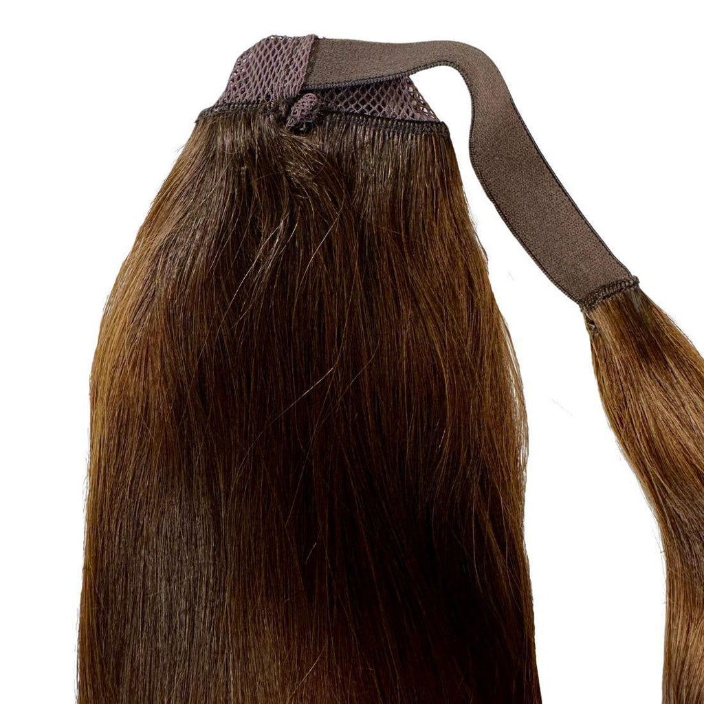 100% Human Hair Dark Brown Ponytail
