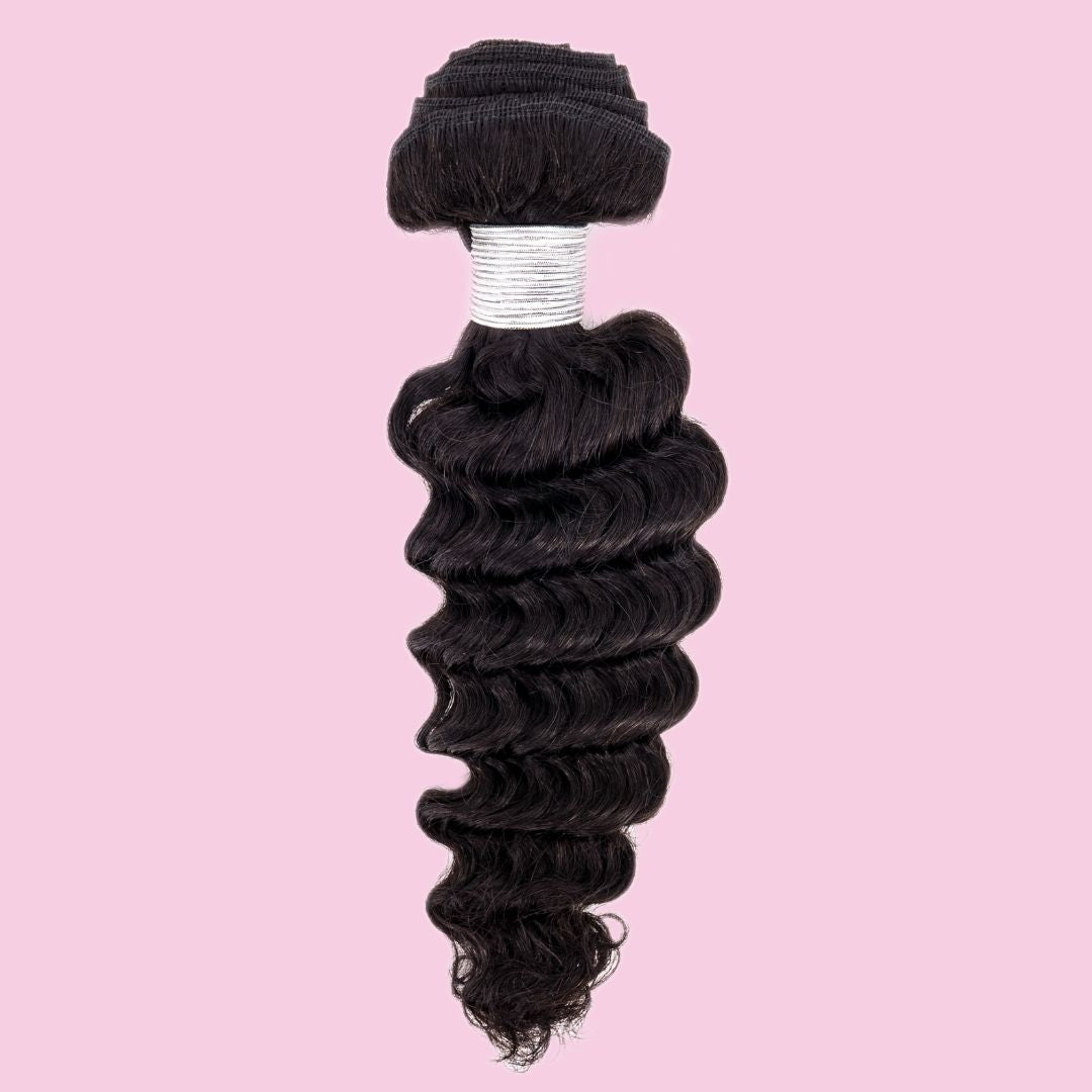 100% Virgin Human Hair Brazilian Deep Wave Bundles