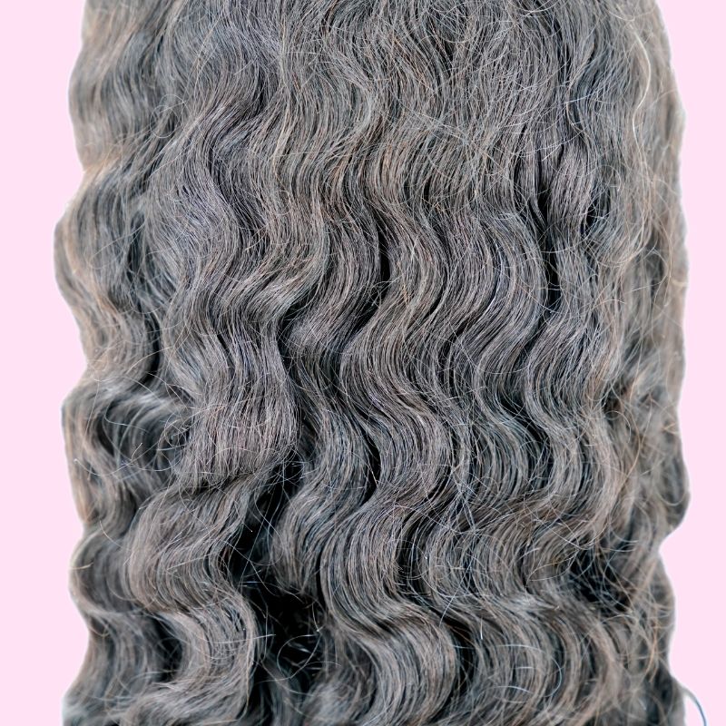 100% Virgin Human Hair Loose Wave 13x4 Transparent Lace Front Wig