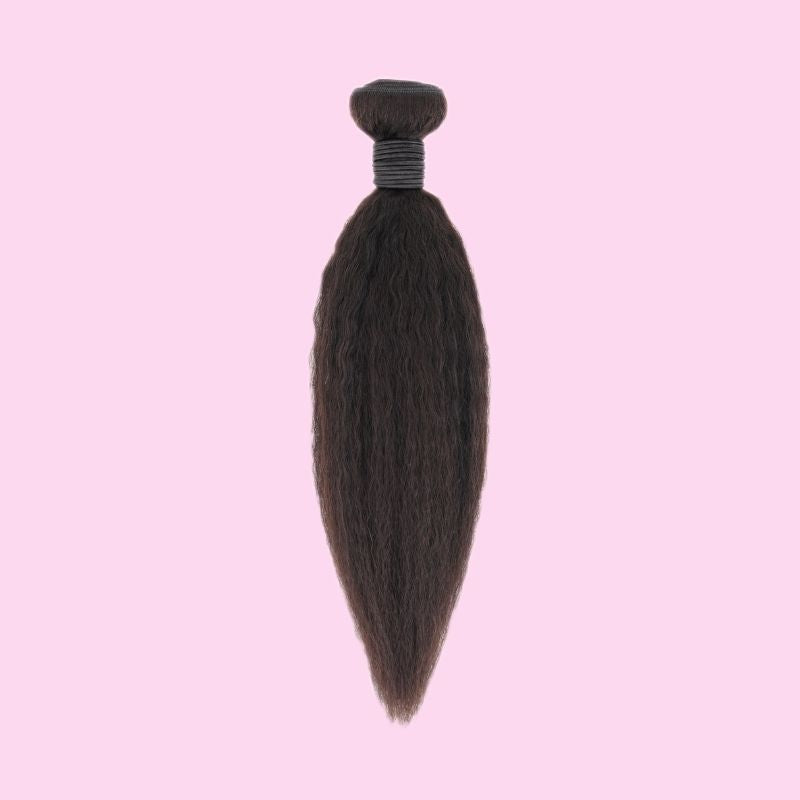 100% Virgin Human Hair Brazilian Kinky Straight Bundles