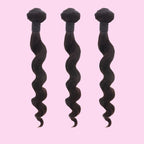 100% Virgin Human Hair Brazilian Loose Wave Bundle Deals
