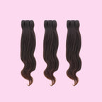 100% Raw Indian Human Hair Wavy Hair Bundle Deal