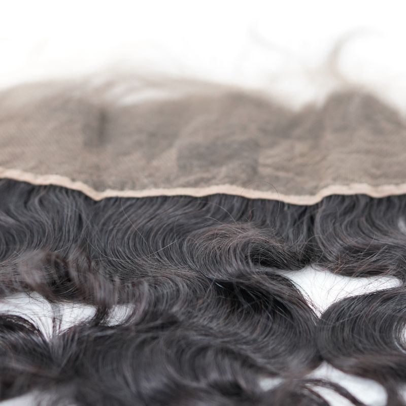 100% Virgin Human Hair Brazilian Body Wave 13x4 Frontal Transparent Lace