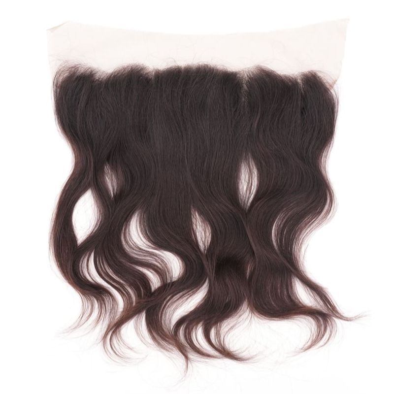 100% Raw Virgin Indian Human Hair Wavy 13x4 Transparent Frontal