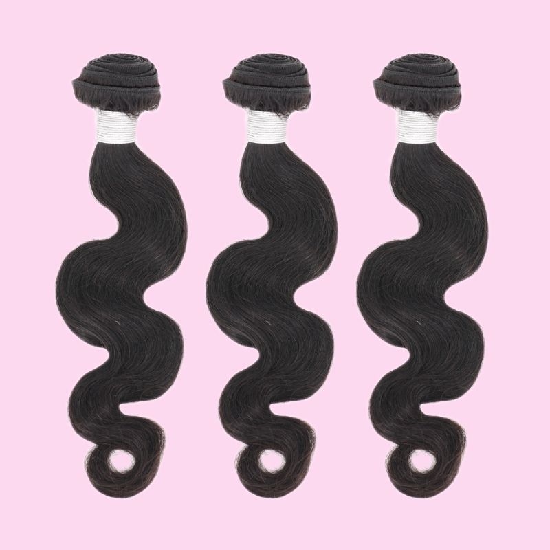 100% Virgin Brazilian Human Hair Body Wave Bundle Deals