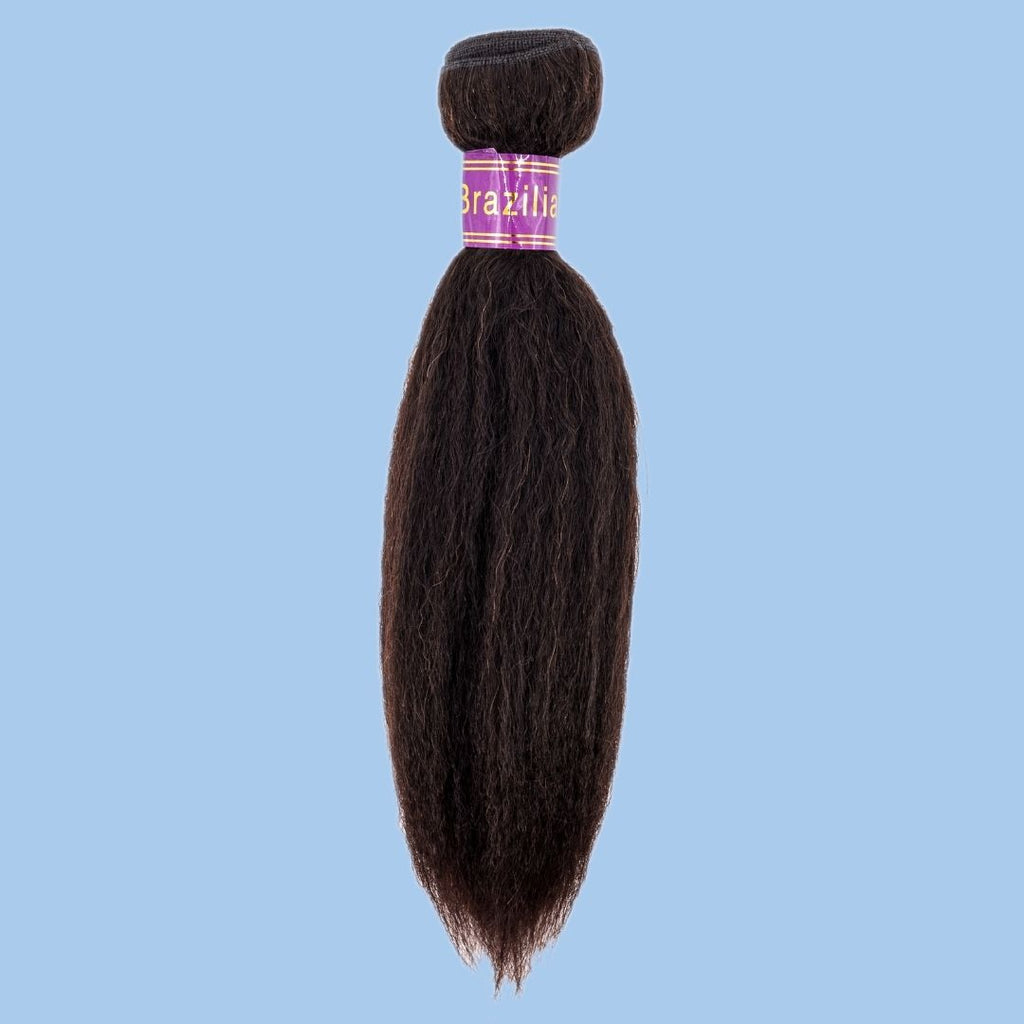100% Virgin Human Hair Brazilian Kinky Straight Bundles