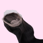 100% Virgin Human Hair Straight Full Transparent Lace Wig