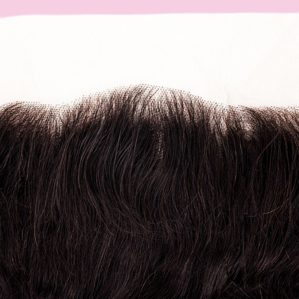 100% Virgin Human hair Brazilian Loose Wave13x4  Frontal