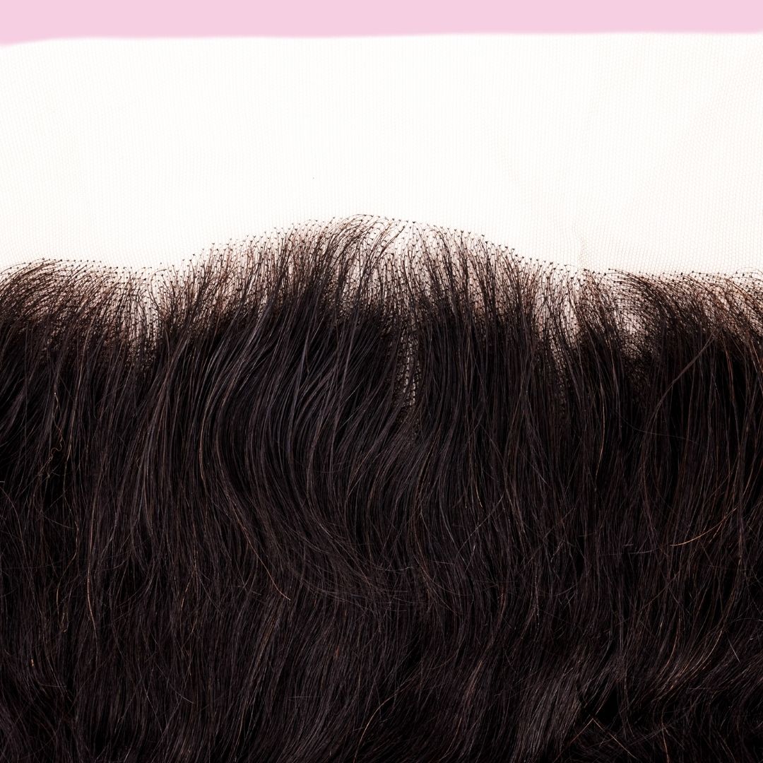 100% Virgin Human hair Brazilian Loose Wave13x4  Frontal