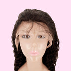 100% Virgin Human Hair Deep Wave 13x4 Transparent Lace Front Wig