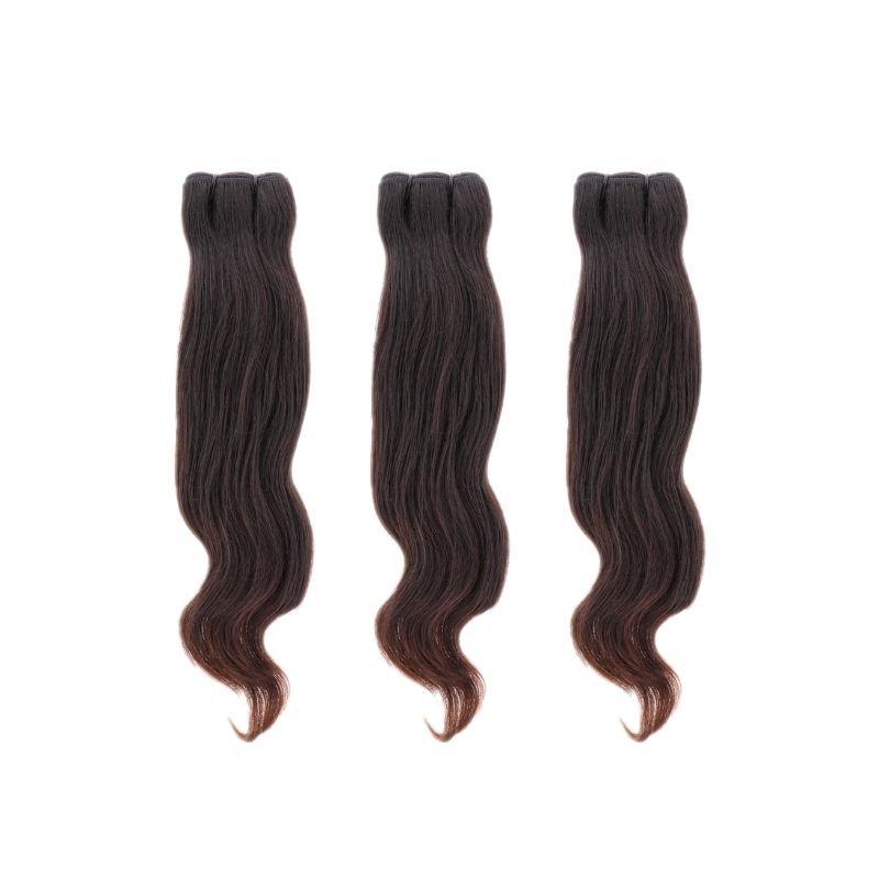 100% Raw Indian Human Hair Wavy Hair Bundle Deal