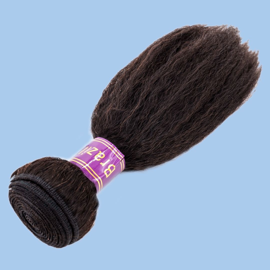 100% Virgin Human Hair Brazilian Kinky Straight Bundles