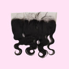 100% Virgin Human Hair Brazilian Body Wave 13x4 Frontal Transparent Lace