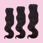 100% Raw Indian Human Hair Wavy Hair Bundle Deal