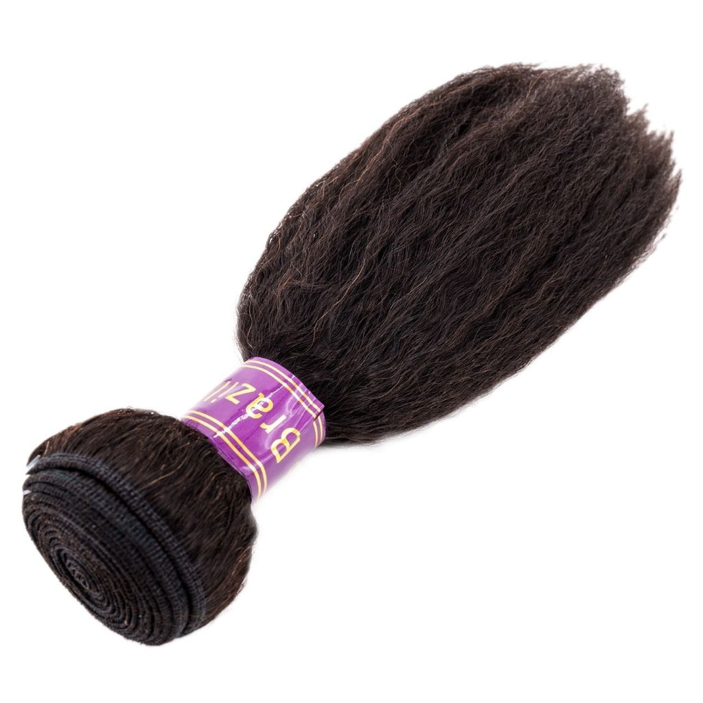 100% Virgin Human Hair Brazilian Kinky Straight Bundles