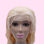 100% Virgin Human Hair Blonde Body Wave 13x4 Transparent Lace Front Wig