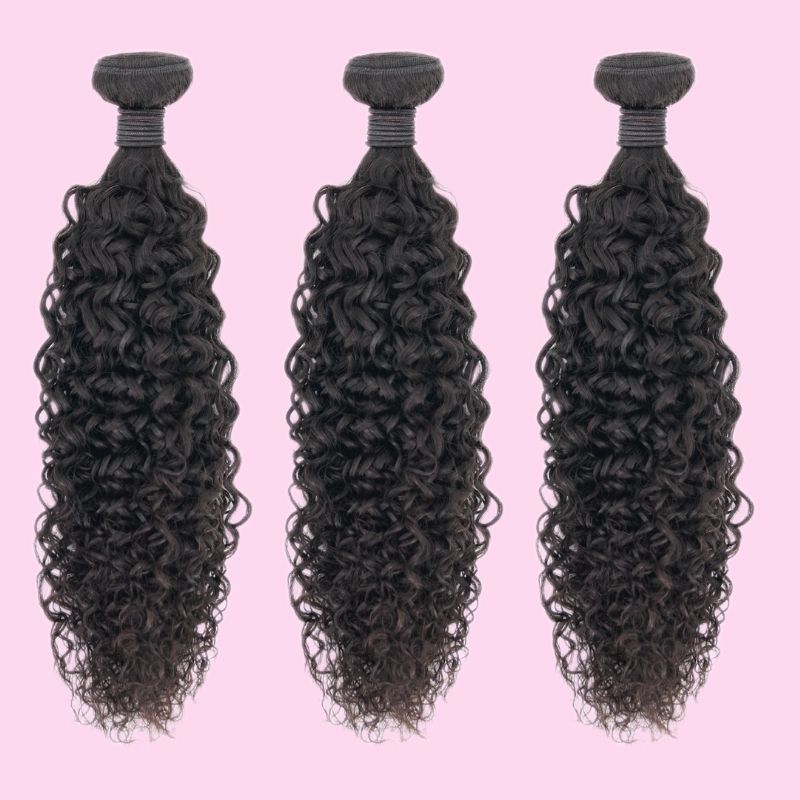 100% Virgin Brazilian Human Hair Kinky Curly Bundle Deals